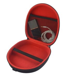 Linkidea Headphones Carrying Case Compatible with Bose QC Ultra, QuietComfort 45, QC35 II, QC25, QC15, QCSE Case, Protective Hard Shell Travel Bag with Cable, Charger Storage (Black) 9 61DxkfcGxHL