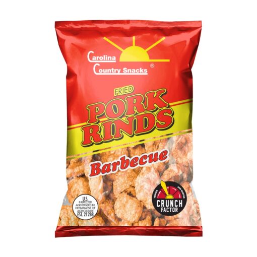 Fried Pork Rinds BBQ 24 bags (1.75oz)