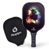 niupipo Pickleball Paddles, USAPA Approved Pro Graphite Pickleball Paddle/Paddles Set, Polypropylene Honeycomb Core, Cushion 4.72In Grip, Portable Bag/Paddle Cover, Lightweight Pickleball Racket black 14 61DzTEEM7FL