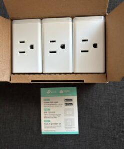 Kasa Smart Plug HS103P3, Smart Home Wi-Fi Outlet Works with Alexa, Echo, Google Home & IFTTT, No Hub Required, Remote Control,15 Amp,UL Certified, 3-Pack , White Mini, 3-Pack 33 61Dzxmlez0L