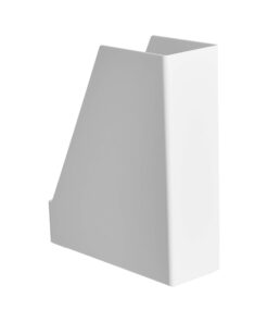 Amazon Basics Rectangular Plastic Desk Organizer, Magazine Rack, White, 2-Pack Magazine Rack, 2-Pack 20 61E0k W6NGL