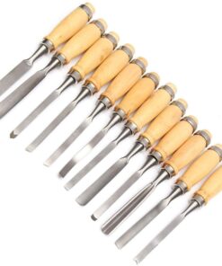eoocvt 12pcs Wood Carving Chisel Set Woodworking Professional Hand Tool Gouges 14 61E107hxWwL