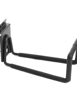 Slatwall Hose Hooks, Heavy Duty Garage Storage Utility Tool Double Holder Bike Hanger Organizer for Bicycle Ladder and Folding Chairs (2 Pack, Black) 9 61E1jhtnxjL