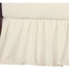 American Baby Company 100% Natural Cotton Percale Ruffled Crib Skirt, Cream, 52"L x 28"W + 13.5" 14 61E1pDc2AyL