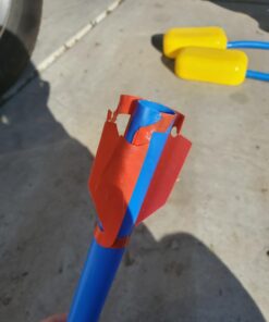 Stomp Rocket Original Dueling Rocket Launcher for Kids, 4 Rockets - Fun Backyard & Outdoor Kids Toys Gifts for Boys & Girls - Toy Foam Blaster Set Soars 200ft - Multi-Player Launcher Stand Dueling Launcher + 4 Rockets 27 61E2MpmeMUL