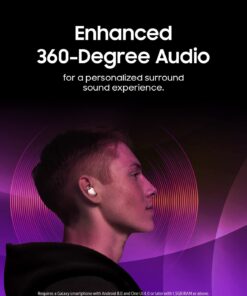 SAMSUNG Galaxy Buds 2 Pro True Wireless Bluetooth Earbuds, Noise Cancelling, Hi-Fi Sound, 360 Audio, Comfort Fit In Ear, HD Voice, Conversation Mode, IPX7 Water Resistant, US Version, Graphite Buds2 Pro Only 25 61E2m8ti9VL