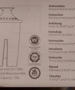AQUA CREST Replacement for Brita® Water Filter, Pitchers and Dispensers, Classic OB03, Mavea® 107007, and More, NSF Certified Pitcher Water Filter, 1 Year Filter Supply, 6 Count 6 Count (Pack of 1) 45 61E2qm9x aL
