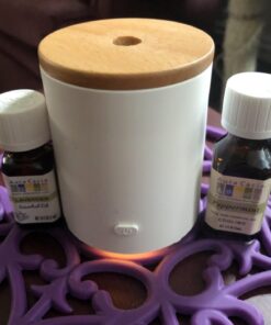 Essential Oil Diffuser, AromaAllure Waterless Portable Mini Oil Diffuser for Car, Office and Closet 31 61E41yI17CL