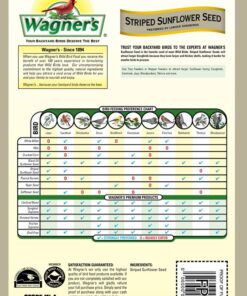 Alternative view of Wagner's 62028 Striped Sunflower Seed Wild Bird Food, 5-Pound Bag