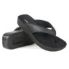 AEROTHOTIC Women's Comfortable Arch Support Summer Orthotic Flip Flops Sandals 9 Crystal Black 37 61E5O 583SL