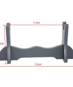 Eforlife 8" Wand Stand Black Wood Mini Samurai Sword Stand Wakizashi Tanto Blade Holder Dagger Dispaly Stand Short Sword Rack 16 61E6HdP7NL