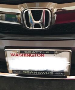 Rico Industries Seattle Seahawks Bling Chrome License Plate Frame with Glitter Accent 6 x 12.25-inches #1 Mom 26 61E7jMBwezL