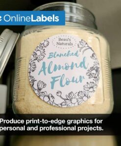 3 Inch Round Labels - Pack of 600 Circle Stickers, 100 Sheets - Inkjet/Laser Printer - Online Labels 100 Sheet Pack 13 61E8oV5L6pL