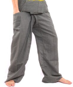 jing shop Thai Fisherman Pants Solid Color Cotton Mix One Size Extra Long One Size Tall Grey 5 61E9ZdtMfEL