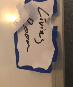 Avery Name Tags, White with Blue Border, 100 Removable Name Badges (05144) 1 21 61E9i9xoakL