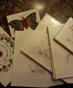 US Art Supply Multi-Pack 6-Ea of 5 x 7, 8 x 10, 9 x 12, 11 x 14 inch. Professional Quality Medium Artist Canvas Panel Assortment Pack (24 Total Panels) 51 61E9wot0z7L