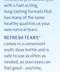 Refresh Tears Lubricant Eye Drops, 2 Count (Pack of 1) Refresh Tears (2 Count) 24 61EAZ tcAL