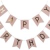Ginger Ray Pastel Perfection and Gold Foiled Happy Birthday Bunting Banner, Pink, Hanging Bunting Banner 26 61EB3sv3AKL