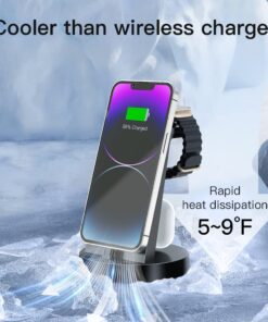 Charging Station for Multiple Devices,3 in 1 Fast Charging Station Dock for iPhone Series 14 Pro Max/13/12/11/X/8 Plus,for Airpods,DUMTERR Desk Wireless Charger for Apple Watch 8/Ultra/7/6/SE/5/4/3/2 black 27 61EBoQlEKJL