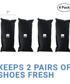 4 Bamboo Premium Set Natural Charcoal Shoe Smell and Moisture Absorber 12 61EBy8p6BkL