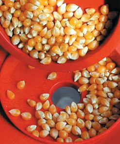 Alternative view of Nostalgia Popcorn Maker, 12 Cups Hot Air Popcorn Machine with Measuring Cap, Oil Free, Vintage Movie Theater Style, Red Original Red