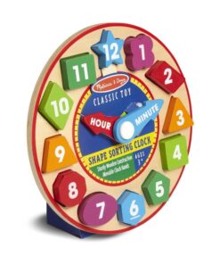 Alternative view of Melissa & Doug Shape Sorting Clock - Wooden Educational Toy