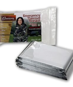 Grizzly Gear Emergency Thermal Blanket, 7 Feet x 4 1/3 Feet 4-Pack 13 61EEOd9 nQL 1