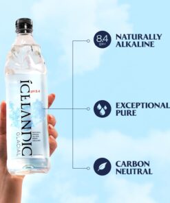 Alternative view of Icelandic Glacial Natural Spring Alkaline Water, 50.7 Fl Oz (Pack of 12) 50.7 Fl Oz (Pack of 12)