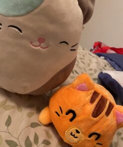 TeeTurtle - The Original Reversible Cat Plushie - Orange Tabby - Cute Sensory Fidget Stuffed Animals That Show Your Mood Happy + Angry Orange Tabby 21 61EEvQLZcBL