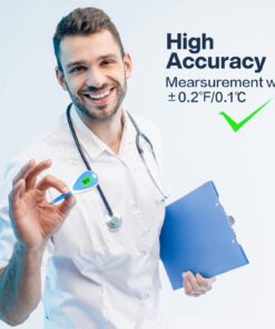 Boncare Thermometer for Adults, Digital and Oral Thermometer for Fever with 10 Seconds Blue 14 61EFXqllmQL