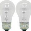 GE Lighting 21188,Yellow 2 Count (Pack of 1), Crystal Clear 2 Count (Pack of 1) 40-Watt 5 61EGDZsub8L