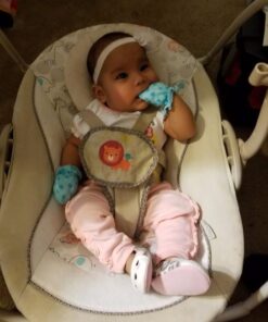 Ingenuity Soothe 'n Delight Compact Portable 6-Speed Plush Baby Swing with Music, Folds Easy, 0-9 Months 6-20 lbs (Cozy Kingdom) Cozy Kingdom 40 61EHsXkBL