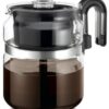 CAFÉ BREW COLLECTION High End Glass Stovetop Percolator Coffee Pot - Best 40 oz Borosilicate Glass Percolator Coffee Pot - Dishwasher Safe Coffee Percolator - BPA Free 8 Cup Percolator by Medelco 50 61EHuR4qwEL