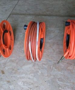 Bayco KW-130 Cord Storage Reel with Center Spin Handle, 150-Feet,Orange 21 61EIarTQtlL