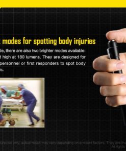 EdisonBright Nitecore MT06MD 180 Lumen Pen-Type LED Flashlight with 2 X AAA Batteries Bundle for Medical Professionals 21 61EJHooUBL