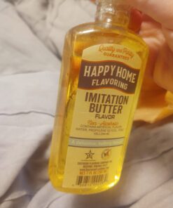 Happy Home Imitation Butter Flavoring, Non-Alcoholic, Certified Kosher, 7 oz. 17 61EJXsc7M3L
