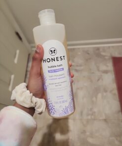 The Honest Company Foaming Bubble Bath | Gentle for Baby | Naturally Derived, Tear-free, Hypoallergenic | Lavender Calm, 12 fl oz 38 61EJjumsxAL