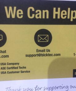 BLCKTEC 420 Bluetooth OBD2 Scanner Diagnostic Tool - Vehicle Code Reader for Car - Clears Check Engine Light - Comes with Premium OBD App On IOS & Android - Works For All Cars 1996 & Newer 51 61EL8mpAhiL