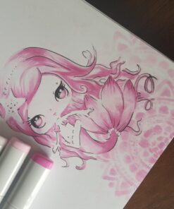 Copic Sketch, Alcohol-based Markers, 3pc Set, Color Fusion #2 Pink 12 61ELOjKCZL