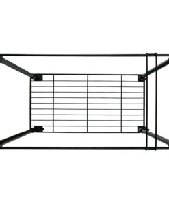 Oceanstar Portable 1-Tier Metal Rolling File Cart, Black,24 in 27 61EM9R vENL