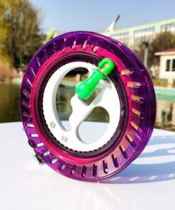 Hengda kite Professional Outdoor Kite Line Winder Winding Reel Grip Wheel with Flying Line String Flying Tools with Lock-Blue 100M-50LB 18 61ENX8LQB1L