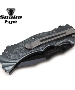 SNAKE EYE TACTICAL Action Assisted Fantasy Dragon Handle Design Knife Camping Outdoors (GG) 9 61ENfl9ttBL
