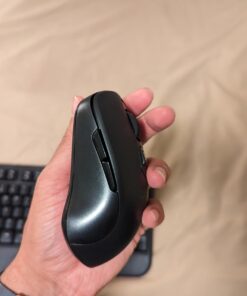 Wireless Keyboard and Mouse Combo, EDJO 2.4G Full-Sized Ergonomic Computer Keyboard with Wrist Rest and 3 Level DPI Adjustable Wireless Mouse for Windows, Mac OS Desktop/Laptop/PC black 38 61ENxLOYFJL