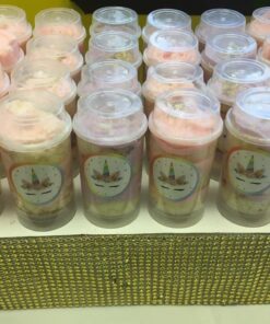 ASIBT Round Shape Clear Push-Up Cake Pop Shooter (Push Pops) Plastic Containers with Lids, Base & Sticks, Pack of 24 40 61EOuiJTRL 3