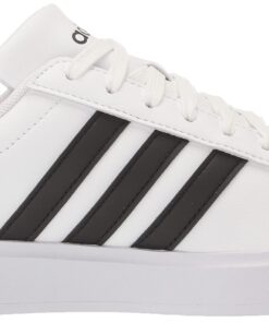 adidas Women's Grand Court 2.0 Tennis Shoe 8.5 White/Black/Black 17 61ERL6XgB1L