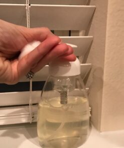 Vivaplex, 4, Clear, 8.5 oz (250 ml), Oval, Plastic Foaming Soap Dispensers, with White Pumps 18 61ES9pcElxL