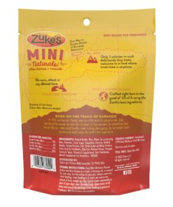 Zuke’s Mini Naturals Soft Dog Treats for Training, Soft Chewy Dog Training Treats with Peanut Butter and Oats 19 61ESK8PJbTL