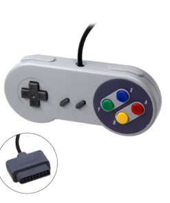 Veanic 2-Pack Replacement Controller Gamepad Compatilbe with SNES - 7 Pin Connector 10 61ETskc91UL