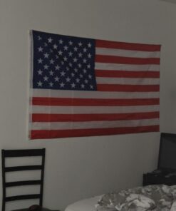 Anley Fly Breeze 3x5 Foot American US Flag - Vivid Color and UV Fade Resistant - Canvas Header and Double Stitched - USA Flags Polyester with Brass Grommets 3 X 5 Ft 3x5 Ft 30 61EUVqYC7xL