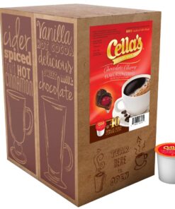 Cella's Chocolate Cherry Flavored Coffee, Compatible With 2.0 Keurig K Cup Brewers, 40 Count (Pack of 1) 16 61EUcCYEuCL